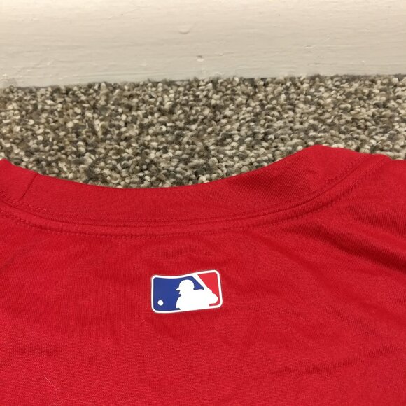 Philadelphia Phillies Shirt Nike Authentic Collection Center Swoosh Mens Large - Picture 8 of 11